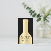 ワインボトル |ゴールデン 名刺 (スタンド正面)