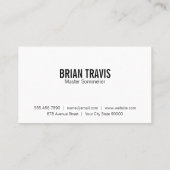 ワインボトル |ゴールデン 名刺 (裏面)