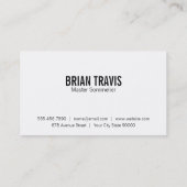 ワインボトル |ゴールデン 名刺 (裏面)