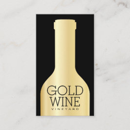 ワインボトル |ゴールデン 名刺