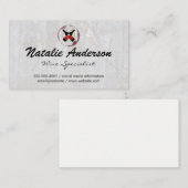 ワインボトル |ステイン |石 名刺 (正面/裏面)