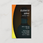 ワインボトル：ステンドグラス 名刺 (裏面)