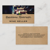 ワインボトル | バーテンダー 名刺 (正面/裏面)