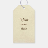 ワインボトル、ブドウ、カッティングボード及びコルク栓抜 ギフトタグ (裏面)