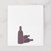 ワインボトル プレイスカード (外部開封)