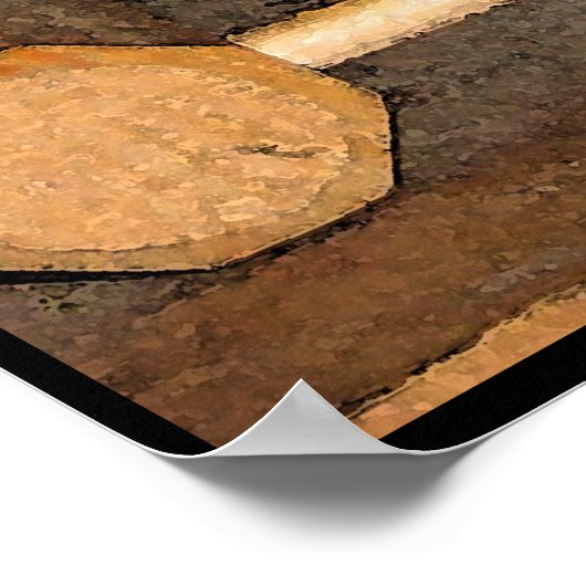 ワインボトル ポスター (角)