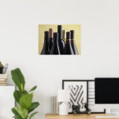 ワインボトル ポスター (ホームオフィス)