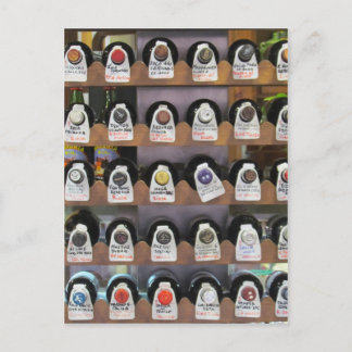 ワインボトル ポストカード