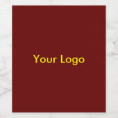 ワインボトル ロゴ クラフトビールラベル ワインボトルラベル ワインラベル (シングルラベル)