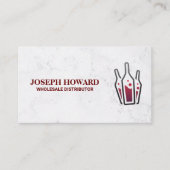 ワインボトル | ワイナリー販売業者 名刺 (正面)