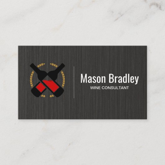 ワインボトル |ワイナリー 名刺 (正面)