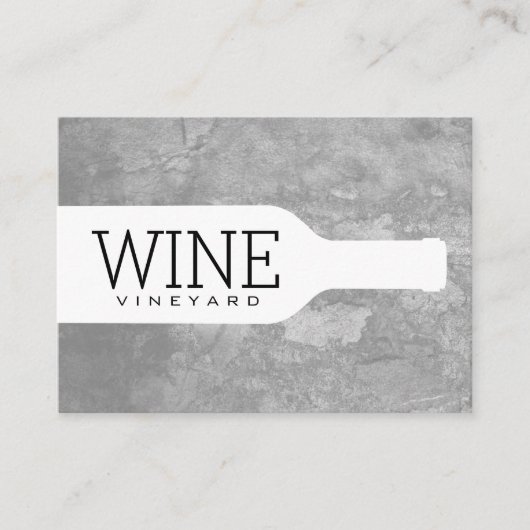 ワインボトル 名刺 (正面)