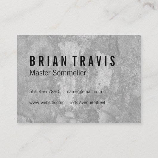 ワインボトル 名刺 (裏面)