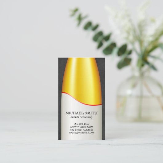 ワインボトル 名刺 (スタンド正面)