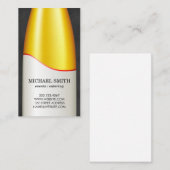 ワインボトル 名刺 (正面/裏面)