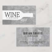ワインボトル 名刺 (正面/裏面)