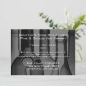 ワインボトル 法人イベント招待状 招待状 (スタンド正面)