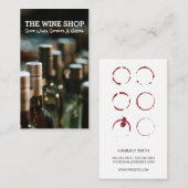 ワインボトル | 酒屋 名刺 (正面/裏面)