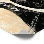 ワインボトル（2杯） ポスター (角)