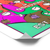 ワインポスター、ボージョレ新しい ポスター (角)