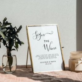 ワインマイルストーンゲストブック ウェディングサイン ポスター