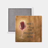 ワインマグネットの時間が常にある マグネット (正面/裏面)