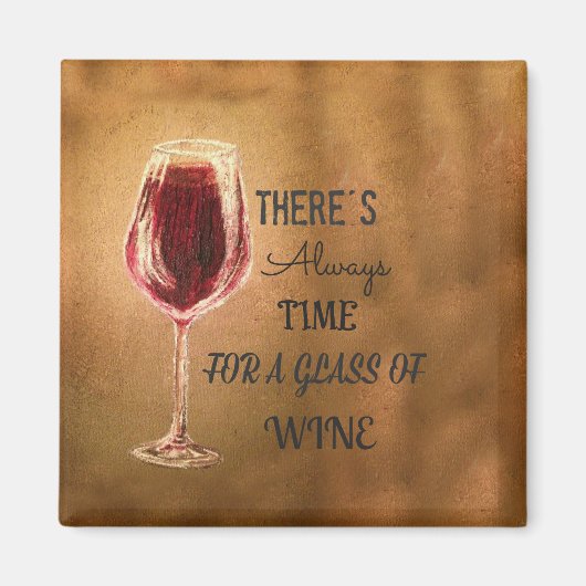 ワインマグネットの時間が常にある マグネット (正面)