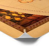 ワインマップの世界様々なサイズのポスタープリント ポスター (角)