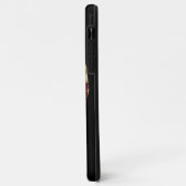 *~*ワインマルーンブルゴーニュ金ゴールドグリッター Case-Mate iPhoneケース (裏面/左)