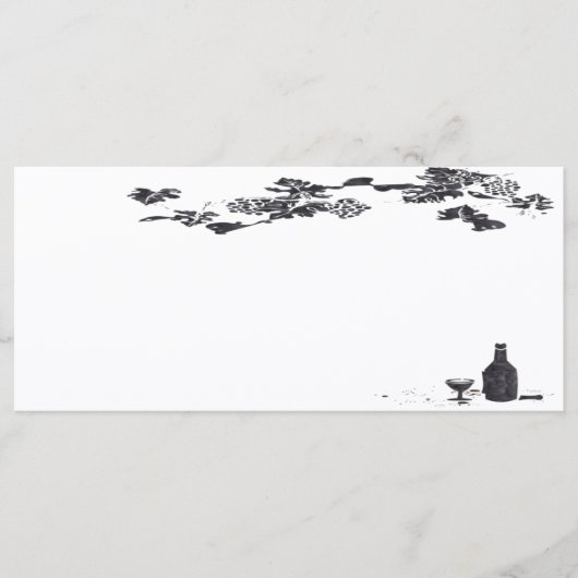 ワインメニューラックカード メニュー (正面)