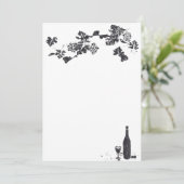 ワインメニュー招待状 招待状 (スタンド正面)