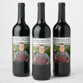 ワインメーカーのブドウ園、ワインは生命のエリート ワインラベル (ボトル)