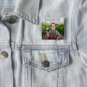 ワインメーカーのブドウ園、ワインは生命のエリート 缶バッジ (インサイチュ)