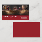 ワインメーカーワイナリータスター名刺ソムリエ 名刺 (正面/裏面)