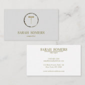 ワインモダンステインコルクスクリューソムリエバーテンダー 名刺 (正面/裏面)