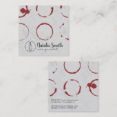 ワインモダン染色 スクエア名刺 (正面/裏面)