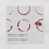 ワインモダン染色 スクエア名刺 (裏面)