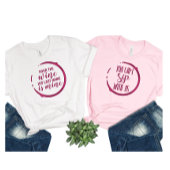 ワインモチーフの花嫁 トライブレンドＴシャツ