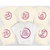 ワインモチーフの花嫁 トライブレンドＴシャツ