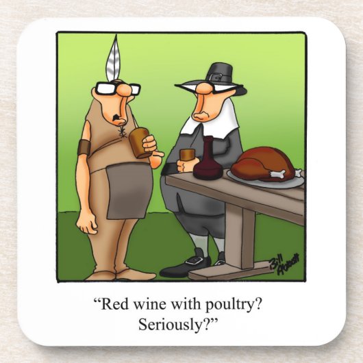 ワインユおもしろいーモアコースターセット コースター (正面)