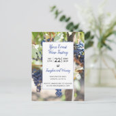 ワインユニオン イベント ワインチェック パーティー インビテーションポストカード (スタンド正面)