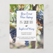 ワインユニオン イベント ワイン テイスティング パーティー インビテーションポストカード (正面)