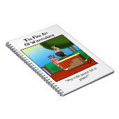 ワインユーモアのパーソナライズされたノートブック ノートブック (右側)