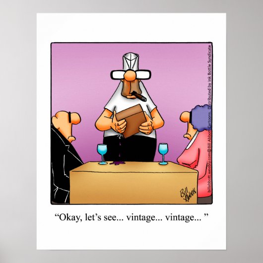 ワインユーモアのポスターギフト ポスター (正面)