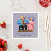 ワインユーモアカクテルパーティーナプキン スタンダードカクテルナプキン (インサイチュ)