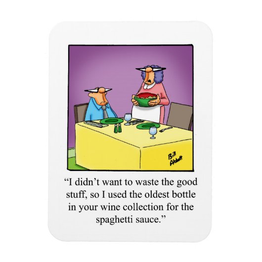 ワインユーモア冷凍機マグネット マグネット (縦)