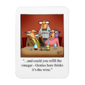 ワインユーモア冷凍機マグネット マグネット (縦)