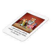 ワインユーモア冷凍機マグネット マグネット (左側)