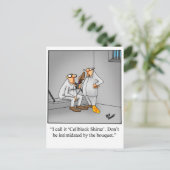 ワインユーモア葉書「斑点」 ポストカード (スタンド正面)