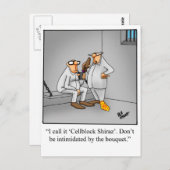 ワインユーモア葉書「斑点」 ポストカード (正面/裏面)